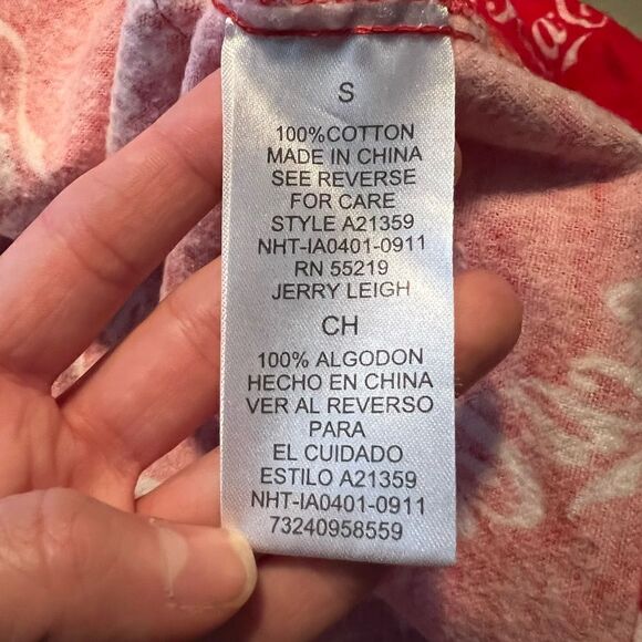 3 for $30! Coca Cola brand pj flannel top - Picture 6 of 11